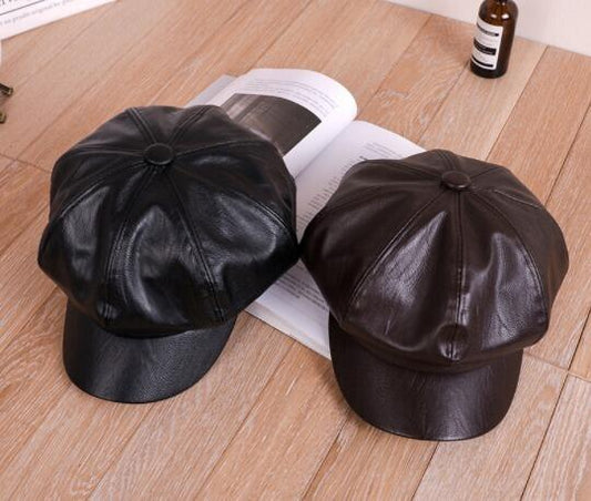 طاقية جلد اصلي قابلة للتكبير والتصغير