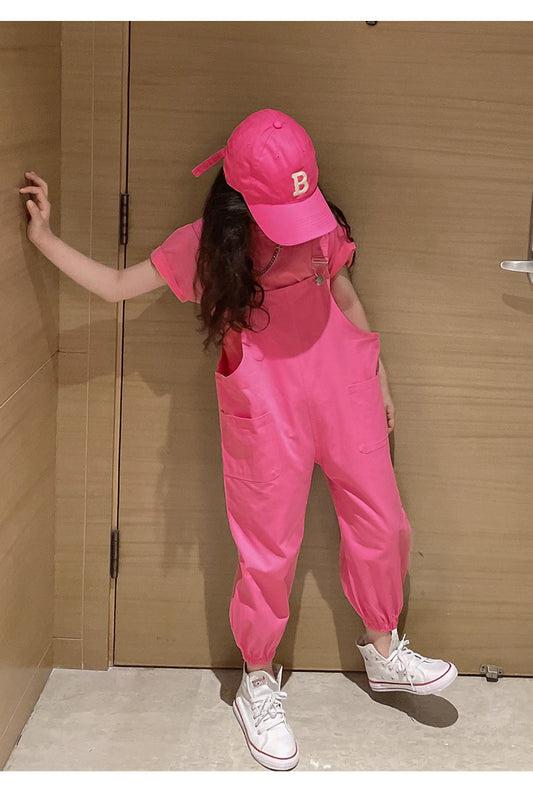 AO0507-109 طقم أفرهول كتان ( بلوزة قطن + أفرهول كتان ناعم )