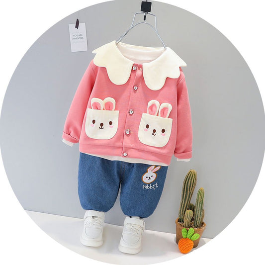 AS-1694G طقم ارنوب قطعتين ( جكيت + بنطلون)