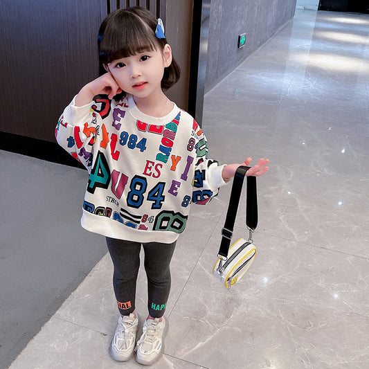 AS-2096G طقم سبورت قطني بالوان مميزة وخامة مريحة ( بلوزة فلو + فيزون)