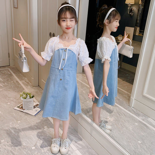 SD-3411G فستان جينز ناعم