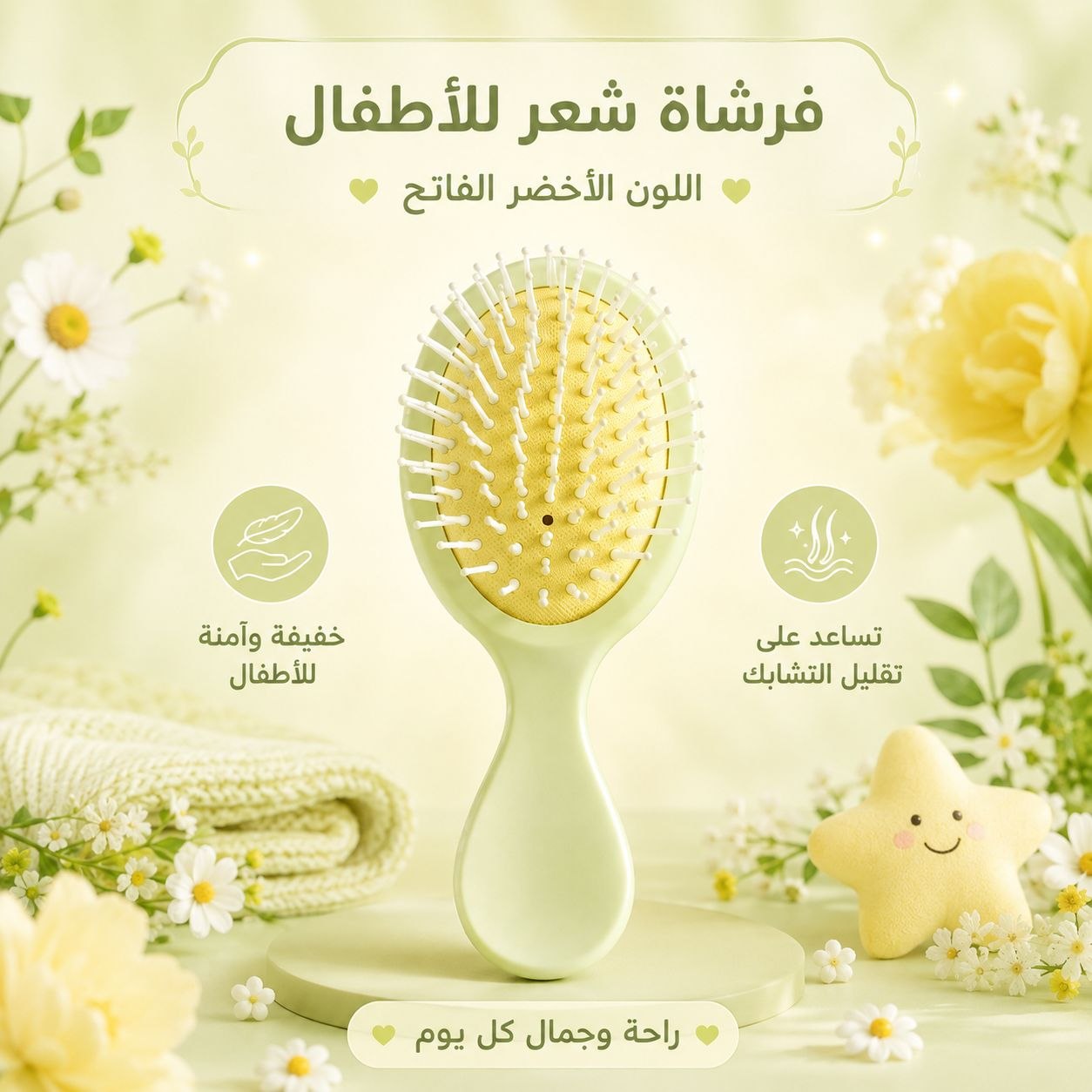 فرشاة شعر صغيرة بألوان الباستيل - صورة 6