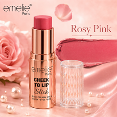 إميلي ستيك متعدد الاستخدام للخدود والشفاه - Emelie Paris Cheek To Lip – لون طبيعي وثبات طويل CAS-20260610-030944-182