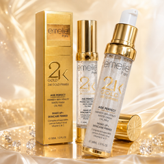 برايمر 24K جولد من إميلي باريس بفيتامين Eو C- قاعدة مكياج ناعمة بلمسة ذهبية - Emelie Paris 24K Gold Primer CAS-20260610-030322-956