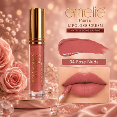 جلوس إميلي باريس كريمي مطفي Lipgloss Cream Matte – ألوان ثابتة ومخملية - CAS-20260610-025627-840