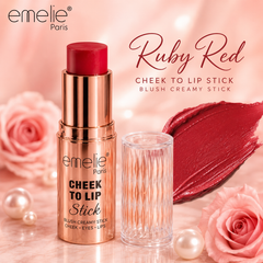 إميلي ستيك متعدد الاستخدام للخدود والشفاه - Emelie Paris Cheek To Lip – لون طبيعي وثبات طويل CAS-20260610-030944-182