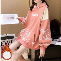 AO0524-15 بلوزة شتوي بناتي مبطنة فرو