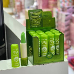 روج سحري بالصبار Aloe Vera 99% لترطيب ولمعة طبيعي ولون حسب درجة حرارة الجسم 
 Cos20526-24
