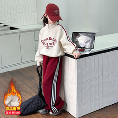 WZH191124-25 بدلة شتوي سميكة قطنية جواها فرو تقيل شتوي