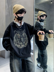 WZH301124-19 بلوزة شتوية مبطنة فرو تقيل