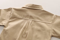 SSX220824-100 طقم جينز 3 قطع ( بلوزة قطنية + جكيت + بنطلون جينز )