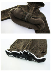 WZH191124-23 بدلة سميكة شتوي مبطنة فرو ( جكيت + بنطلون)