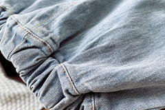 SSX220824-126 طقم قطعتين ( قميص + بنطلون جينز )