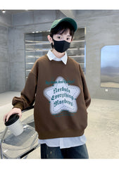 WZH301124-7 هودي قطن ربيع خريفي دافي أصلي