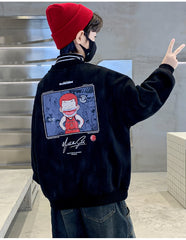 WZH301124-16 بلوزة شتوية مبطنة فرو تقيل