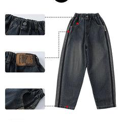 WZH301124-31 بنطلون جينز ولادي