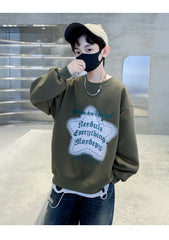 WZH301124-7 هودي قطن ربيع خريفي دافي أصلي