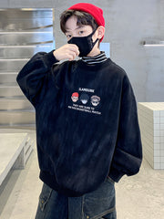 WZH301124-16 بلوزة شتوية مبطنة فرو تقيل