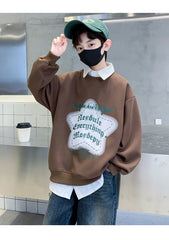 WZH301124-7 هودي قطن ربيع خريفي دافي أصلي