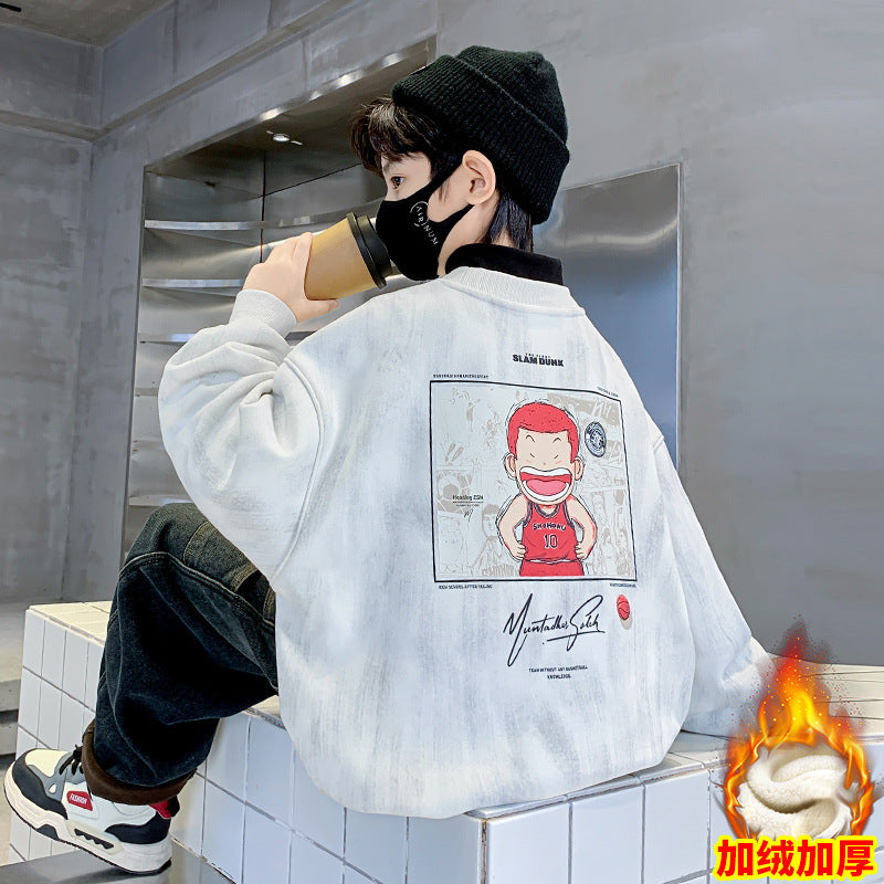 WZH301124-16 بلوزة شتوية مبطنة فرو تقيل