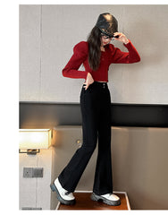 WZH191124-24 بنطلون خامة تقيلة خريفي شتوي