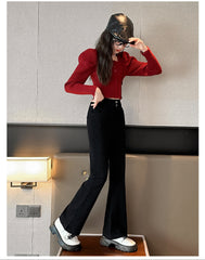 WZH191124-24 بنطلون خامة تقيلة خريفي شتوي