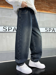 WZH301124-37 بنطلون ولادي جينز شتوي مبطن فرو