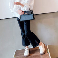 WDY260924-7 حذاء أنيق ومريح رسمي بناتي للأعياد والمناسبات