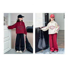 WZH191124-25 بدلة شتوي سميكة قطنية جواها فرو تقيل شتوي