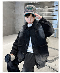 WZH301124-58 طقم  ولادي  جينز قطعتين ( جكيت + بنطلون)