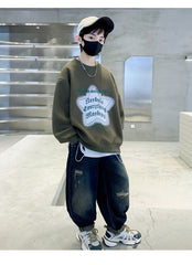 WZH301124-7 هودي قطن ربيع خريفي دافي أصلي