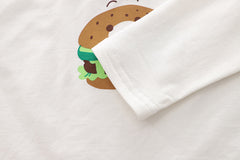 SSX220824-152 طقم ولادي قطني 3 قطع ( بلوزة+ جكيت + بنطلون ) ربيعي خريفي