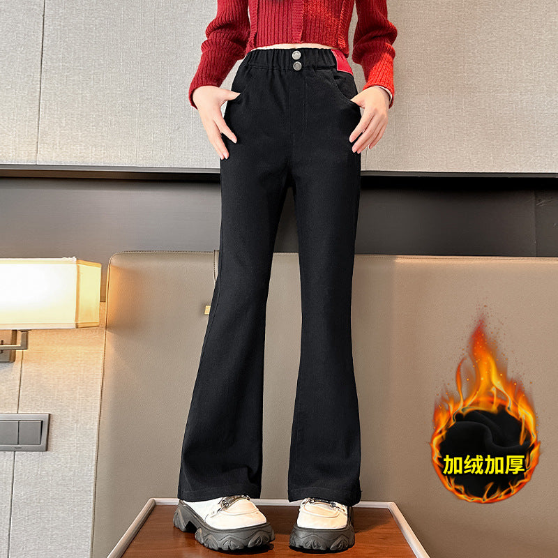 WZH191124-24 بنطلون خامة تقيلة خريفي شتوي