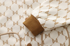 SSX220824-152 طقم ولادي قطني 3 قطع ( بلوزة+ جكيت + بنطلون ) ربيعي خريفي