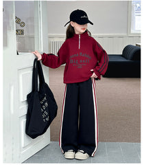 WZH191124-25 بدلة شتوي سميكة قطنية جواها فرو تقيل شتوي