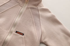 SSX220824-139 ترينج ربيعي خريفي قطن 3 قطع ( جكيت + بلوزة + بنطلون )