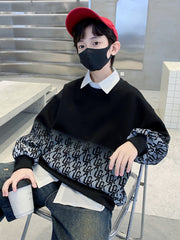 WZH301124-57 طقم ولادي قطعتين ( هودي + بنطلون جينز)