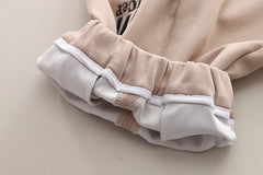 SSX220824-139 ترينج ربيعي خريفي قطن 3 قطع ( جكيت + بلوزة + بنطلون )