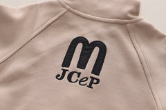 SSX220824-139 ترينج ربيعي خريفي قطن 3 قطع ( جكيت + بلوزة + بنطلون )