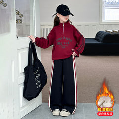 WZH191124-25 بدلة شتوي سميكة قطنية جواها فرو تقيل شتوي