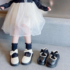 WDY260924-8 حذاء بناتي أنيق قالب مريح رسمي للأعياد والمناسبات