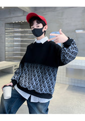 WZH301124-57 طقم ولادي قطعتين ( هودي + بنطلون جينز)