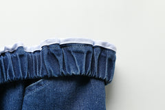 SSX220824-104 طقم 3 قطع ( بلوزة قطن + جكيت قطن + بنطلون جينز )