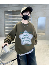 WZH301124-7 هودي قطن ربيع خريفي دافي أصلي