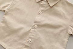 SSX220824-165 طقم ولادي ربيعي خريفي 3 قطع ( قميص +جكيت+ بنطلون جينز)