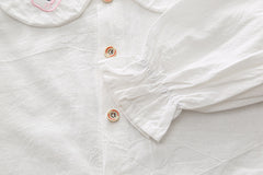 SSN040924-50 طقم بناتي كيتي 3 قطع ( فست صوف + قميص + بنطلون جينز )