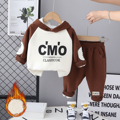 SSX220824-52 طقم شتوي تقيل مبطن فرو من الداخل