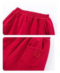 WZH191124-35 بدلة بناتي شتوية سميكة مبطنة فرو قطعتين ( بلوزة + بنطلون)