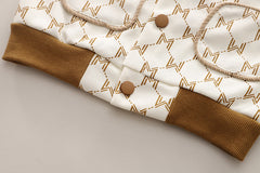 SSX220824-152 طقم ولادي قطني 3 قطع ( بلوزة+ جكيت + بنطلون ) ربيعي خريفي