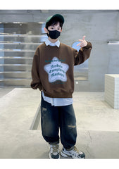 WZH301124-7 هودي قطن ربيع خريفي دافي أصلي